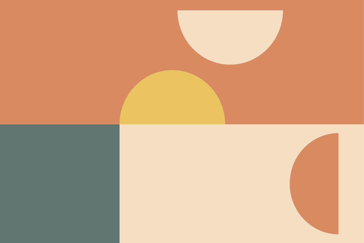 Modern placemats colorful geometric designs - TenStickers