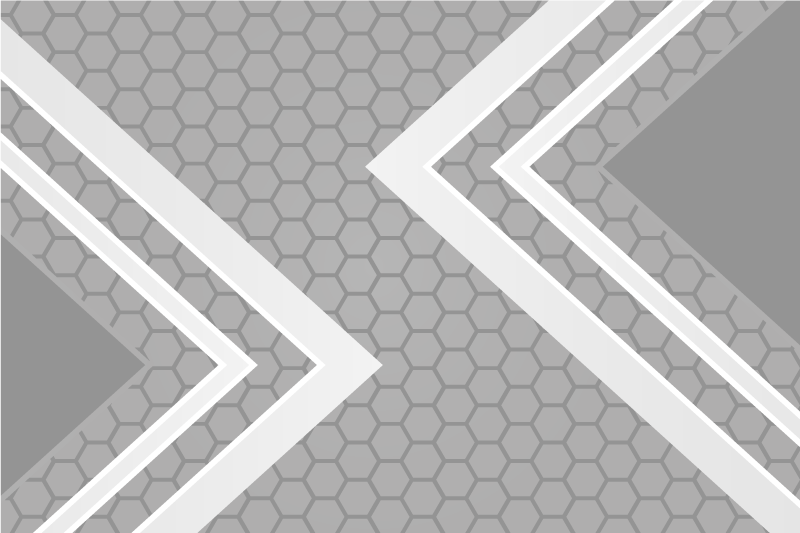 Modern placemats with geometric pattern accents - TenStickers