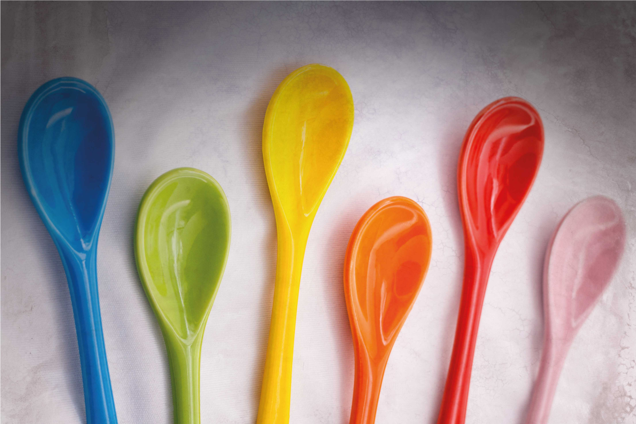 Vibrant kitchen utensils home placemats - TenStickers