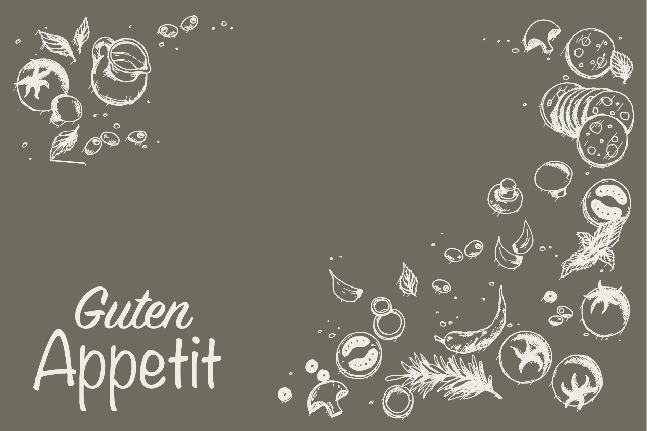 Bon Appetit quote placemats - TenStickers