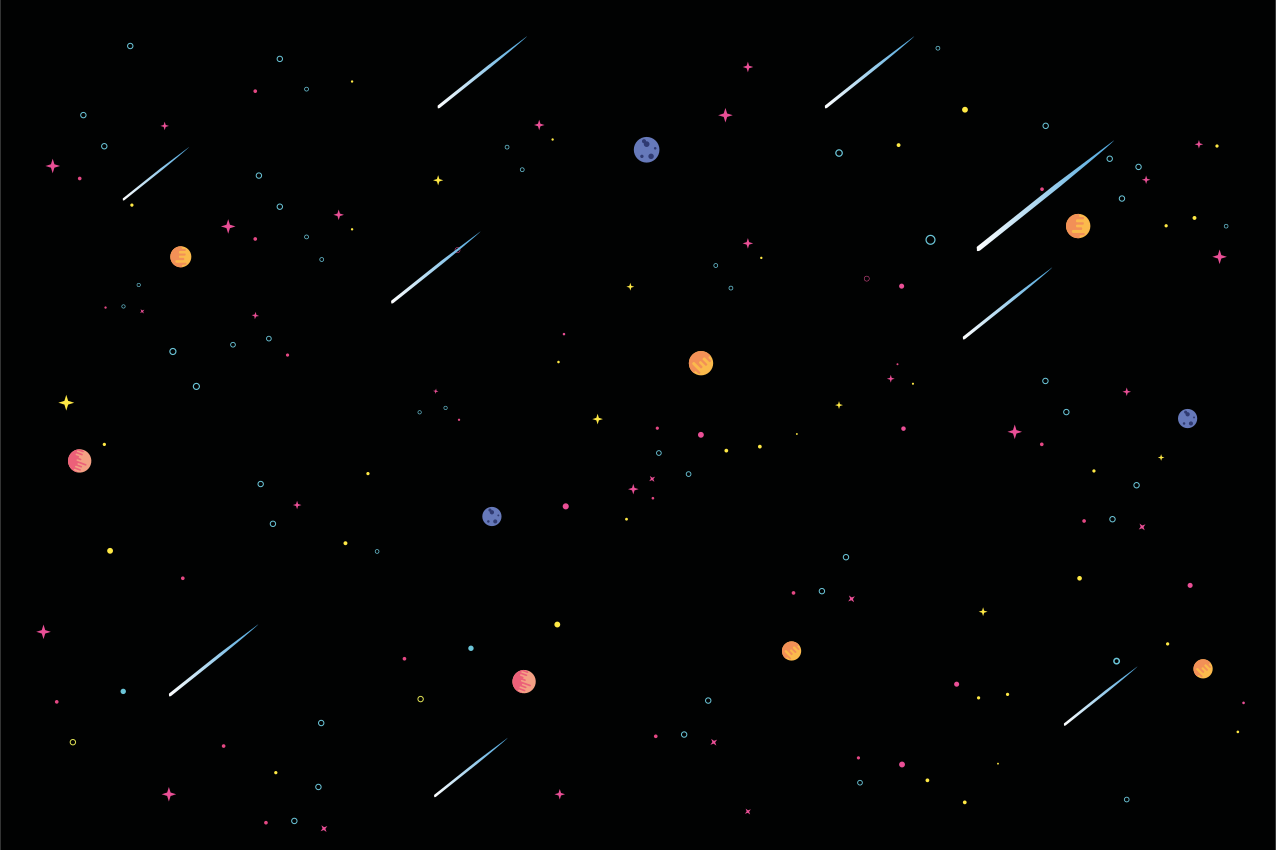 Children placemats space-themed kids meal - TenStickers