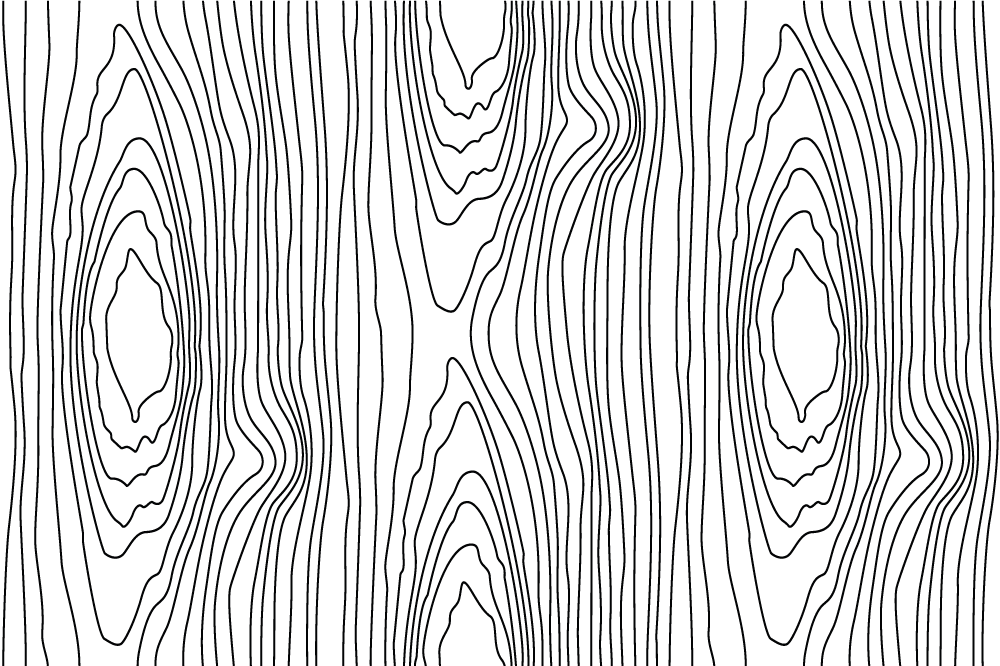 Textured placemats with wood grain design - TenStickers