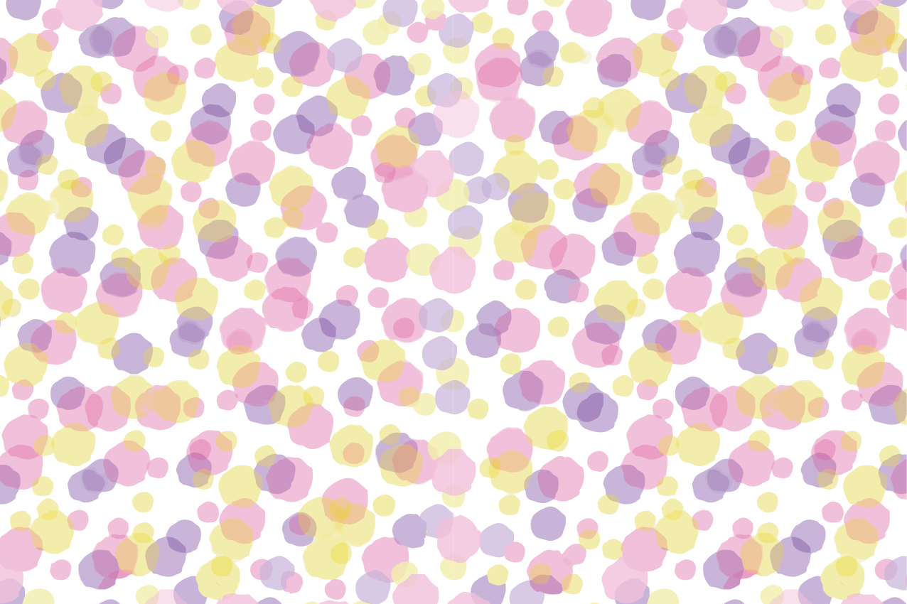 Textured placemats with colorful abstract designs - TenStickers