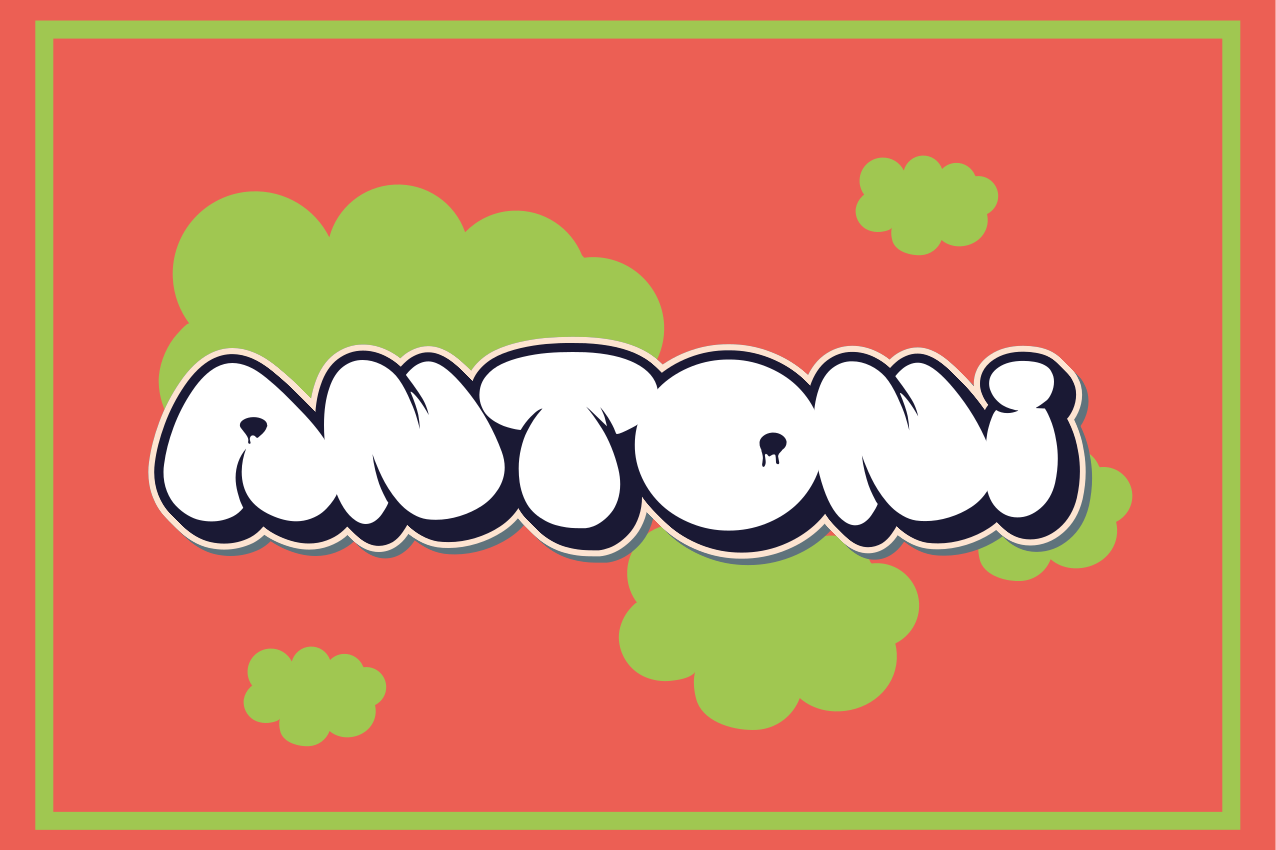 Personalised fun name personalisable placemats - TenStickers