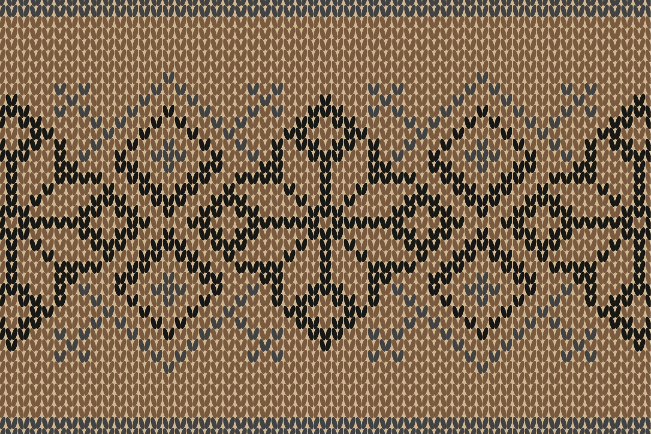 Textured placemats with geometric contrast design - TenStickers