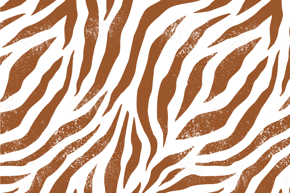 Textured placemats zebra pattern table cover - TenStickers