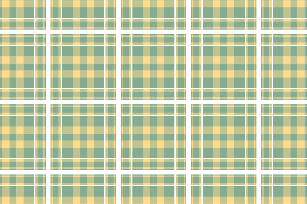 Textured placemats in checkered pattern fabric - TenStickers