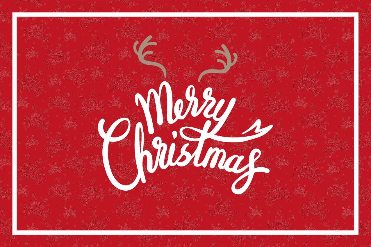 Christmas placemats joyful christmas wishes - TenStickers