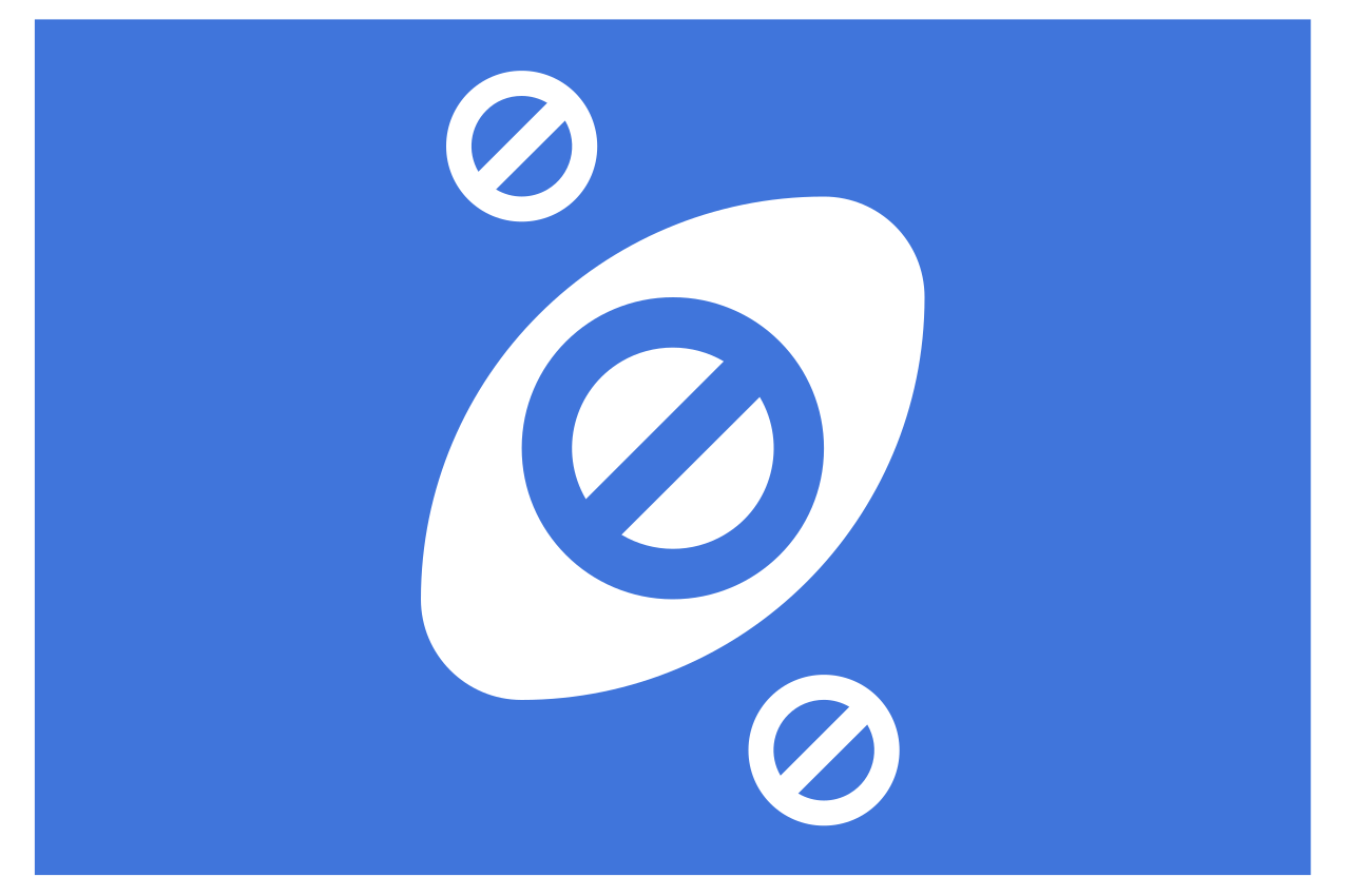 Modern placemats in minimalist blue accent - TenStickers