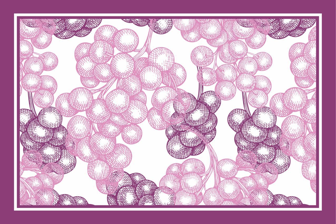 Textured placemats with floral pattern design - TenStickers