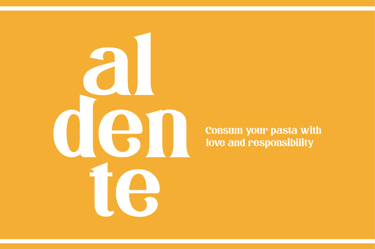 Placemat with quotes aldente culinary reminder - TenStickers