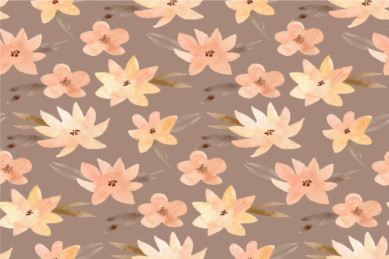 Original placemats with floral pattern design - TenStickers