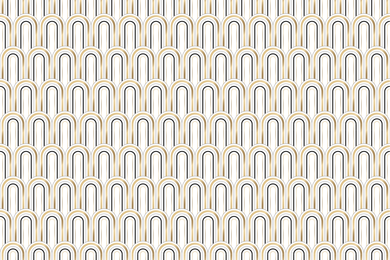 Modern placemats with curved line designs - TenStickers