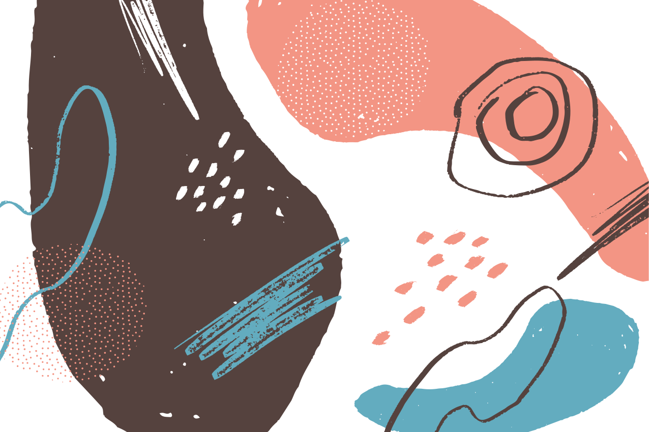 Modern placemats in bright abstract designs - TenStickers