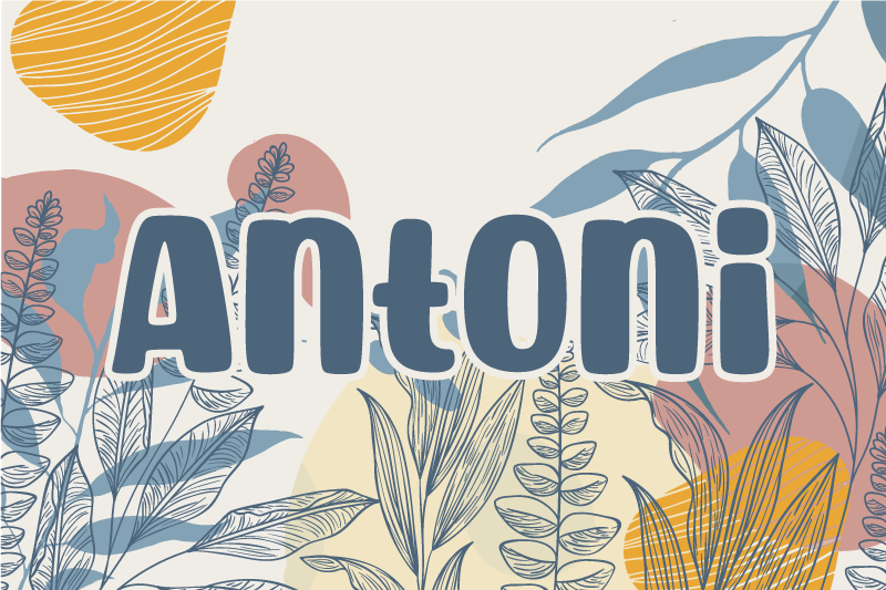 Original placemats stylish name design - TenStickers