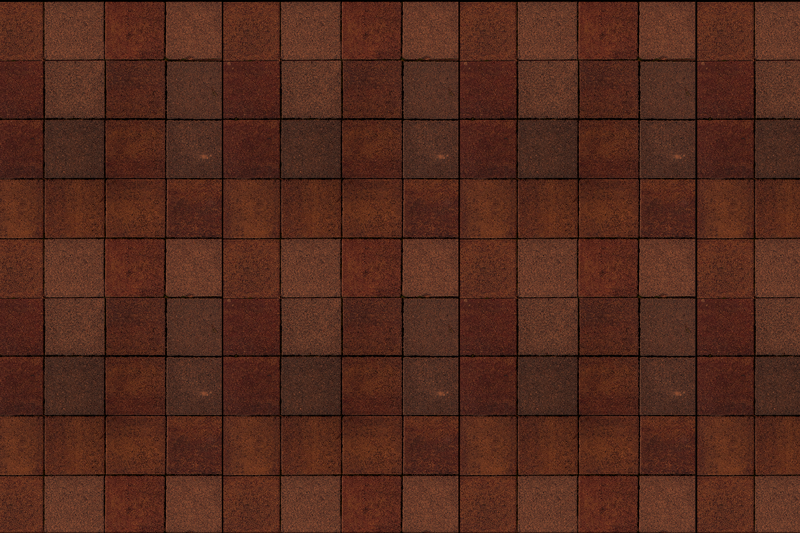 Textured placemats square brown design - TenStickers