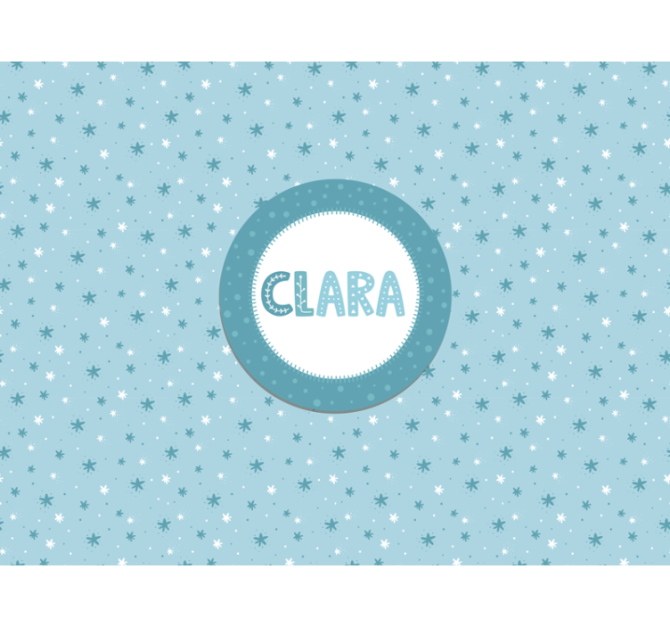 Stars pattern nursery mural - TenStickers