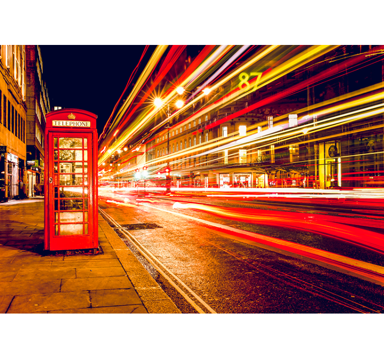 Iconic London Night london wall mural - TenStickers