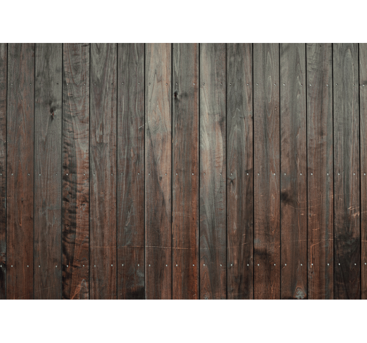Wood look wallpaper rustic wood plank - TenStickers