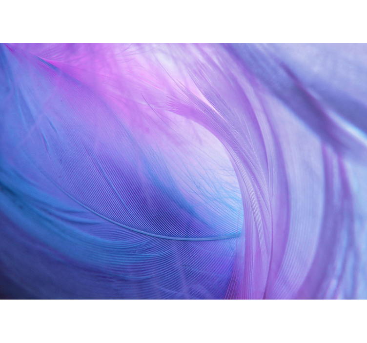 3D blue and purple swirl Abstract Wall Murals - TenStickers