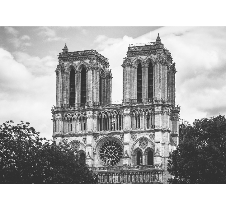 Notre Dame cathedral paris wall mural - TenStickers