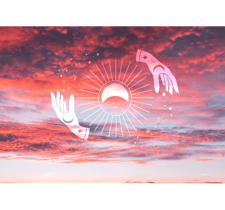 Mural quote cosmic embrace - TenStickers