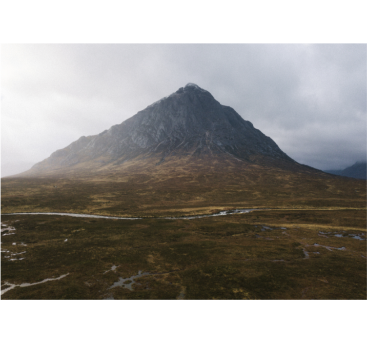 Scottish Landscape Mountain wall mural - TenStickers