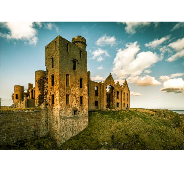 Ireland wall mural historic stone fortress - TenStickers