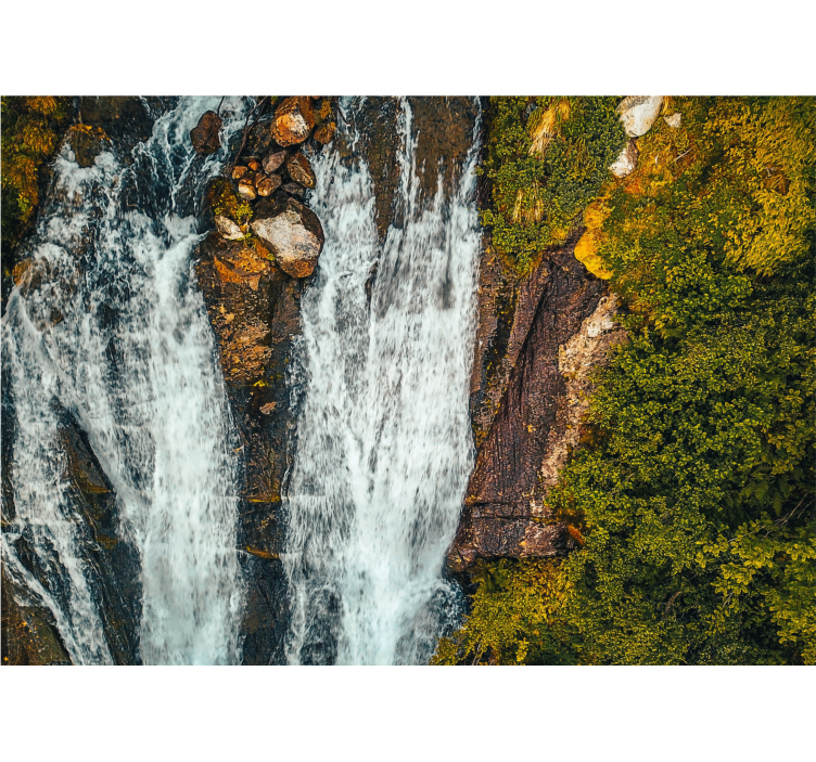 Waterfall mural grand cascade landscape - TenStickers