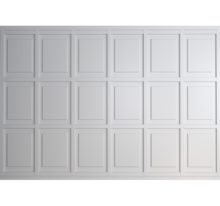 Brick wall mural with elegant panel design - TenStickers