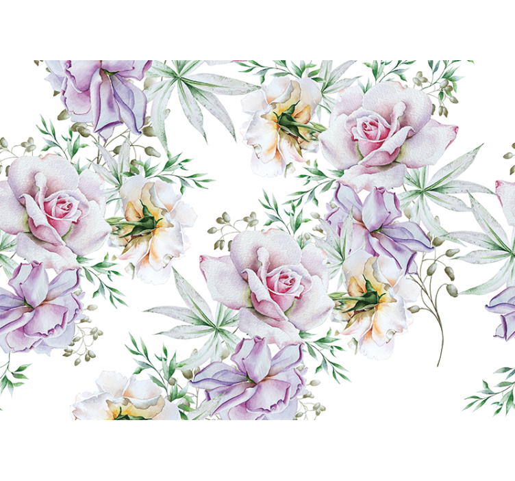 Beautiful Floral Arrangement flower mural - TenStickers