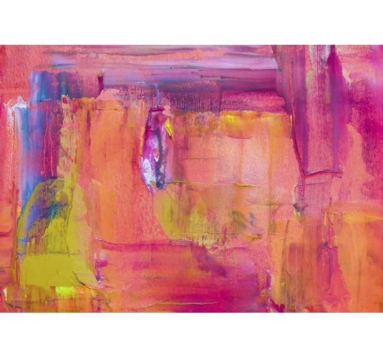 Abstract wall mural vibrant color explosion - TenStickers