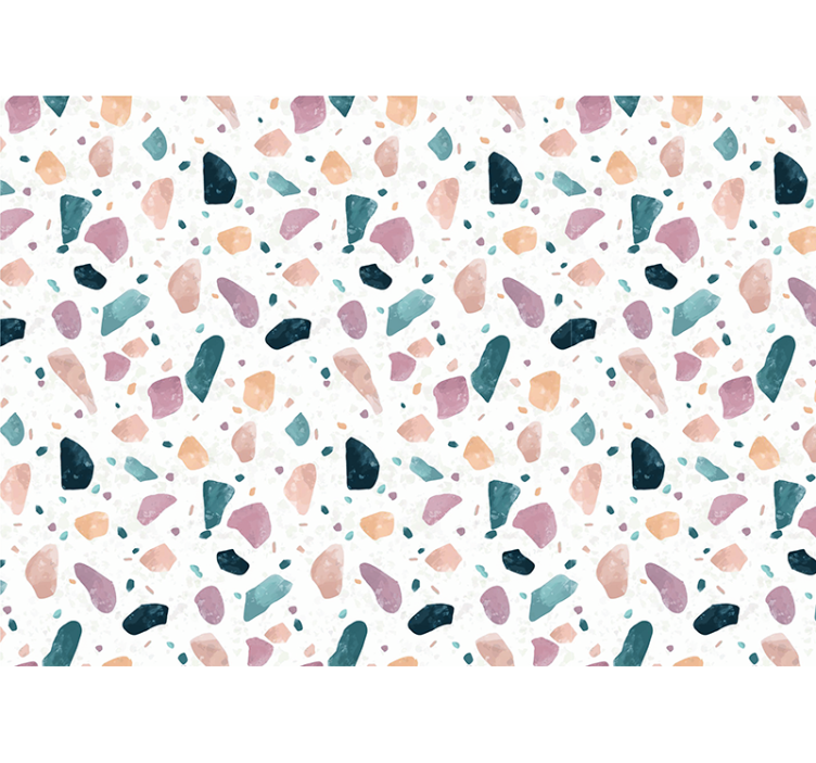 Abstract Shape Pattern texture wall mural - TenStickers