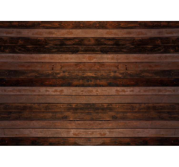Wood look wallpaper natural timber panels - TenStickers