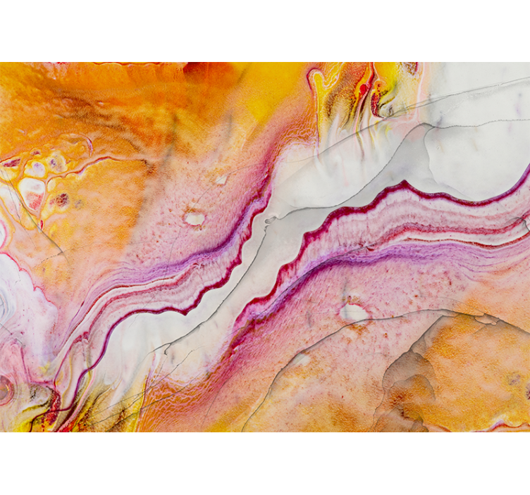 Abstract wall mural vibrant fluid designs - TenStickers