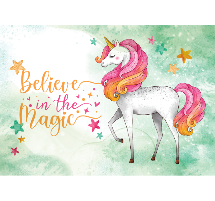 You are magical unicorn fantasy wall mural - TenStickers