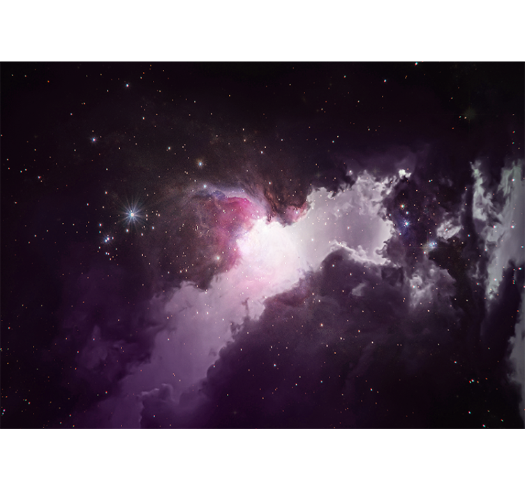 Space mural cosmic nebula vortex - TenStickers
