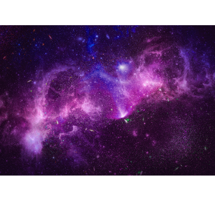Space mural celestial galaxy scene - TenStickers