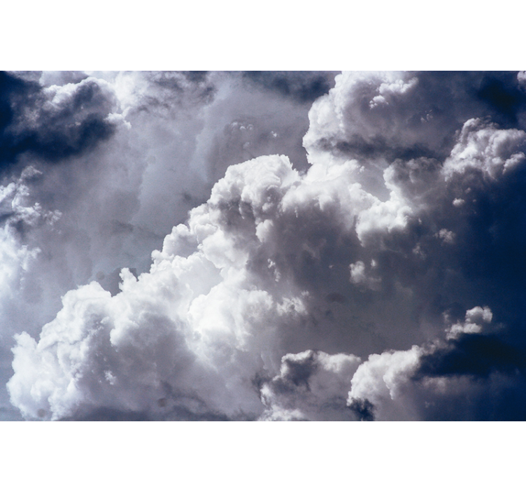 Dramatic Cloudscape sky mural - TenStickers