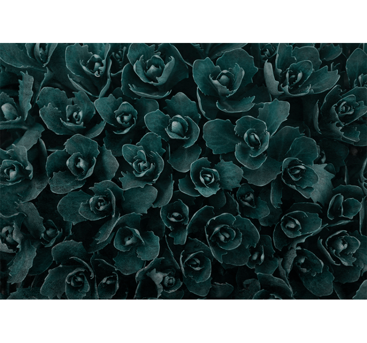 Flower mural elegant rose blossom - TenStickers