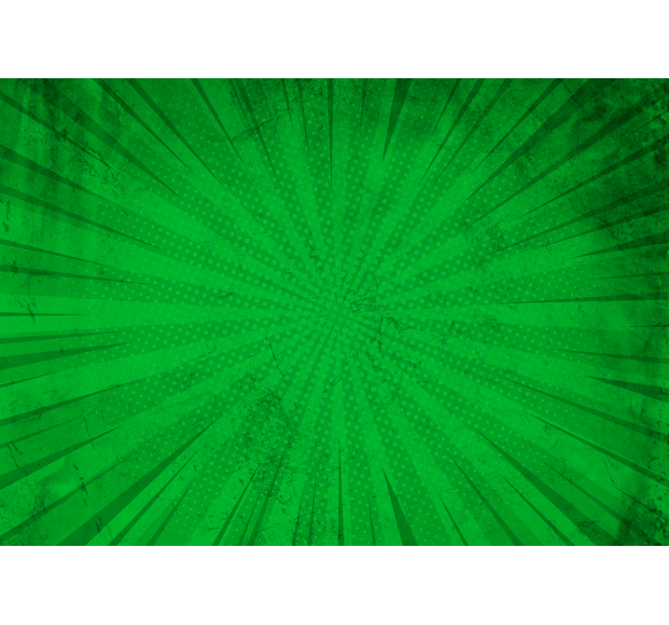 Dynamic green burst photo mural - TenStickers