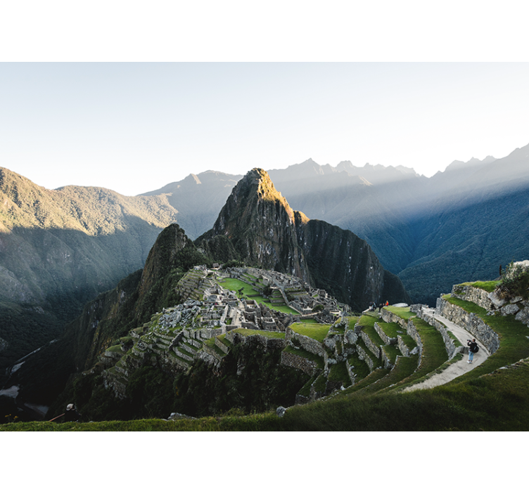 City wall mural of majestic machu picchu - TenStickers