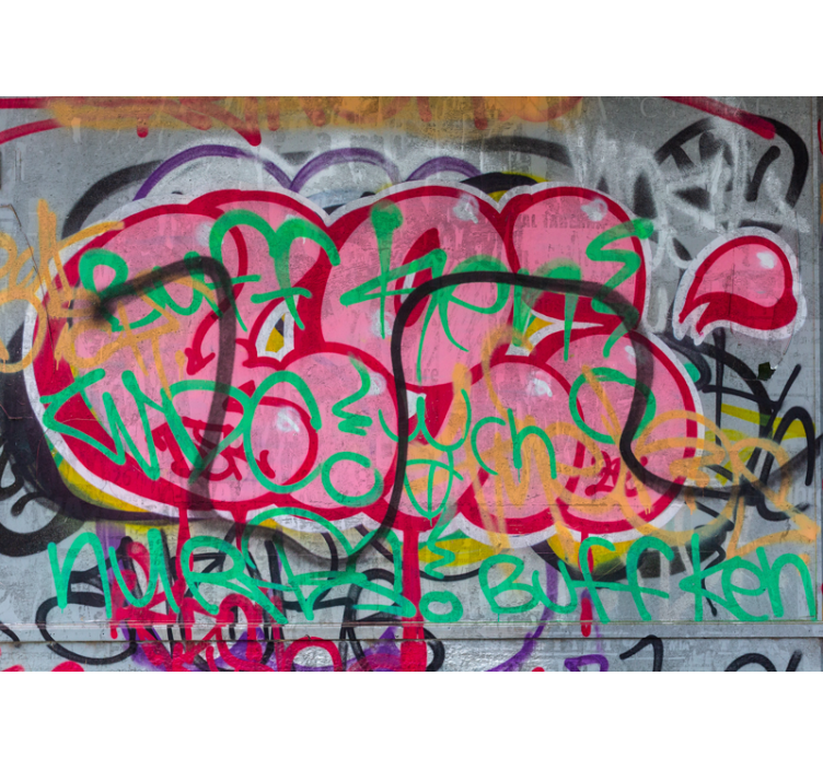 Colorful graffiti design Urban Art wall mural - TenStickers