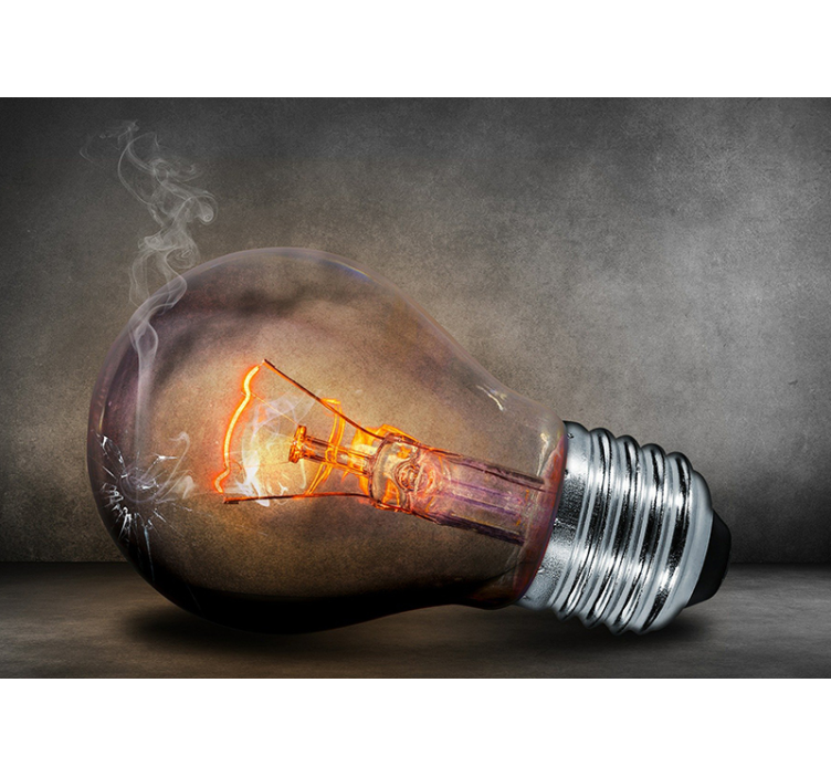 Shattered Illumination 3d wall mural - TenStickers