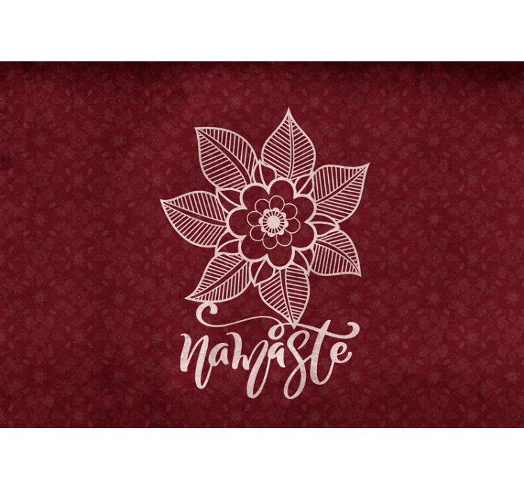 Flower mural elaborate botanical design - TenStickers