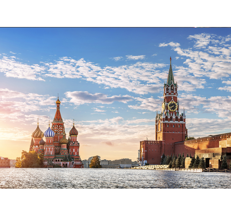 Beautiful Saint Basil's Cathedral wall mural - TenStickers