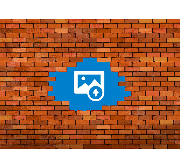 Open Sky View brick wall mural - TenStickers