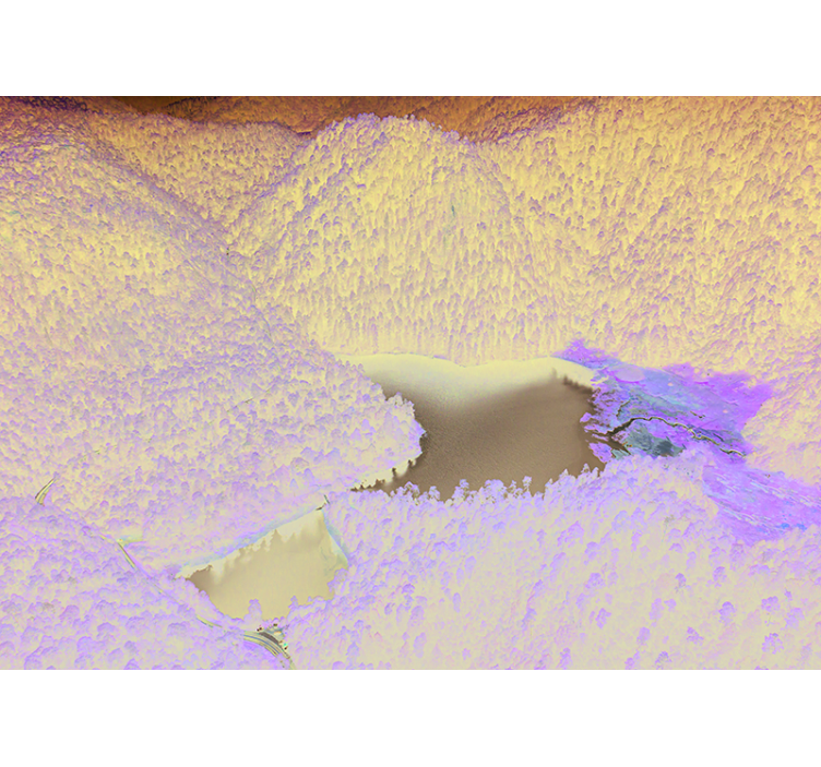 Mountain Lake Serenity landscape mural wallpaper - TenStickers