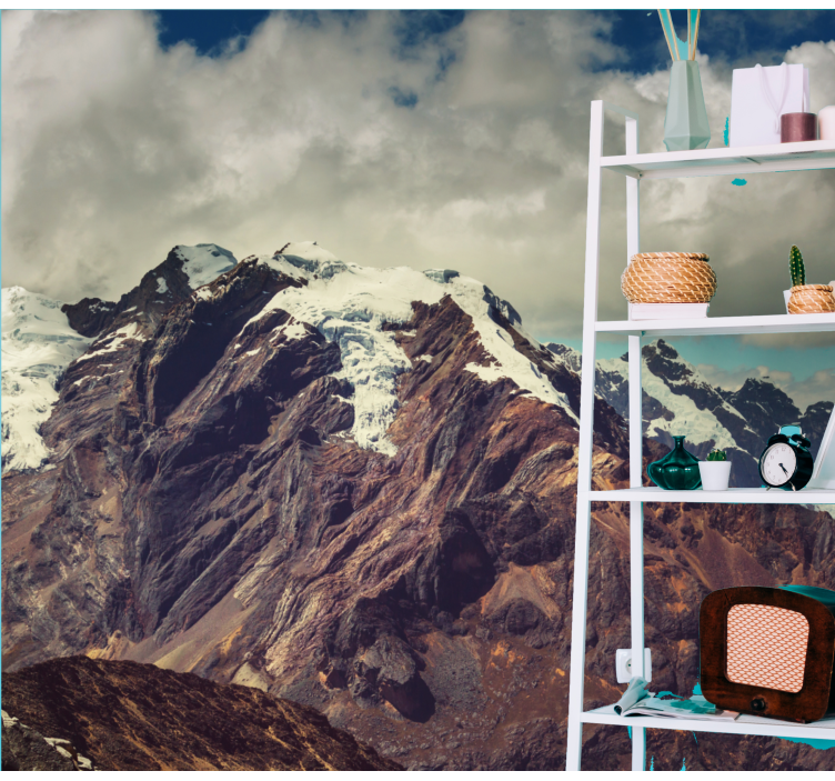 Andes landscape Mountain wall mural - TenStickers