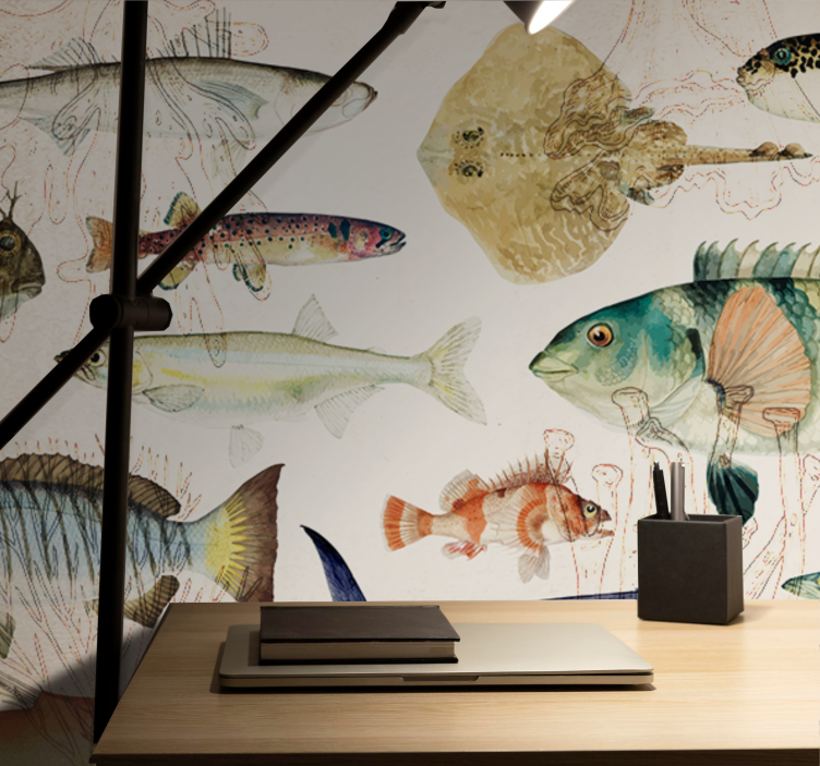 Animal wall mural marine life collection - TenStickers